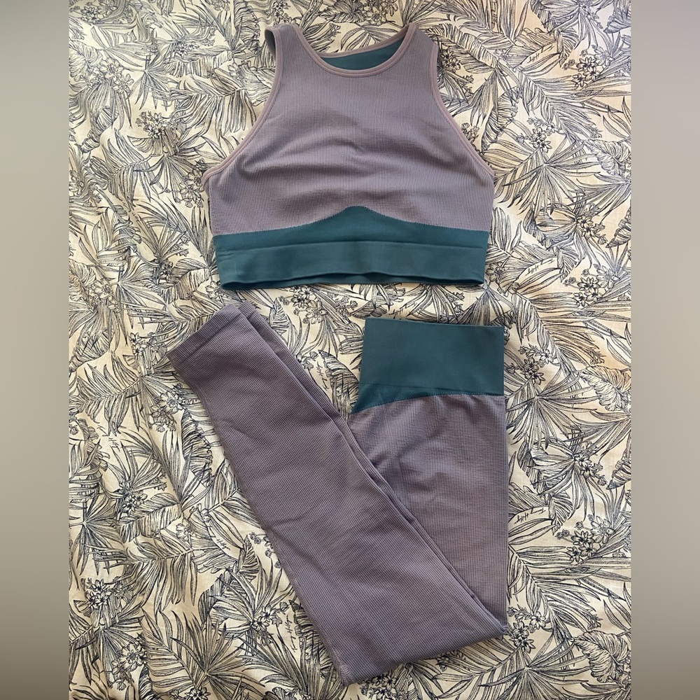 Purple and Teal DSG Activewear Set